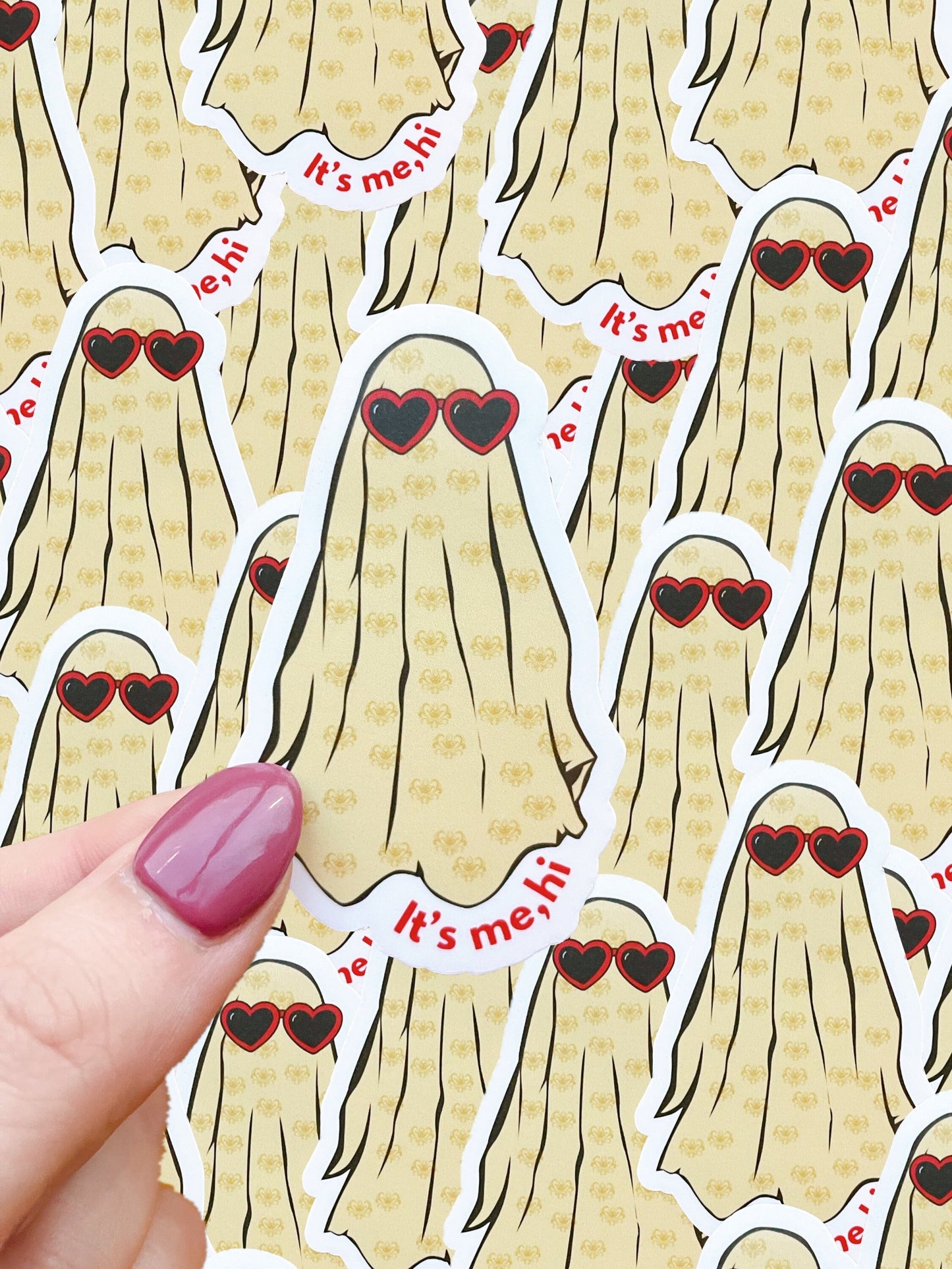 Cute Ghostie sticker-5 styles