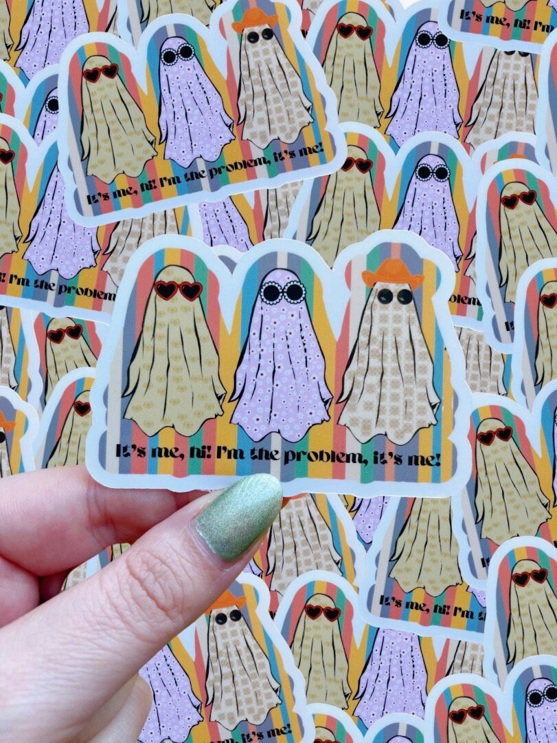 Cute Ghostie sticker-5 styles
