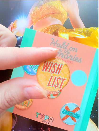 The Life of A Showgirl Set of 5 magnets