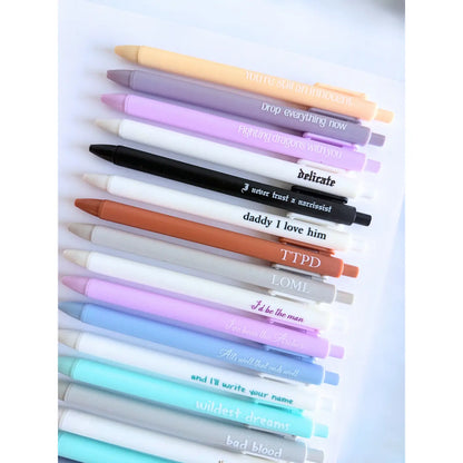 INDIVIDUAL MACARON PENS/VARIETY OF SAYINGS AVAILABLE