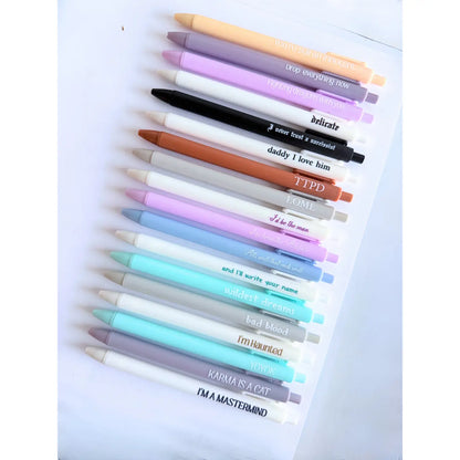 INDIVIDUAL MACARON PENS/VARIETY OF SAYINGS AVAILABLE