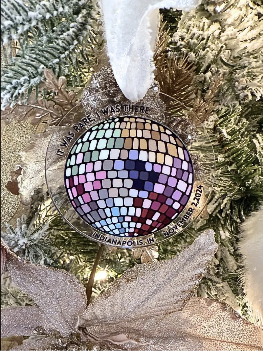 Eras Rainbow Disco Ornament- US 2024 Dates- Miami, New Orleans and Indianapolis