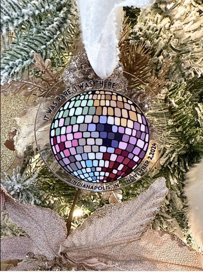 Eras Rainbow Disco Ornament- US 2024 Dates- Miami, New Orleans and Indianapolis